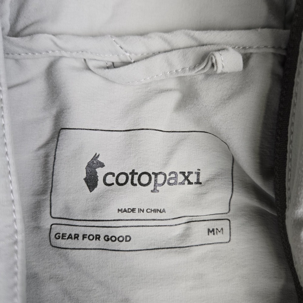 Cotopaxi Viento Travel Jacket Green Full Zip Hooded Windbreaker Men's Medium - Picture 3 of 8